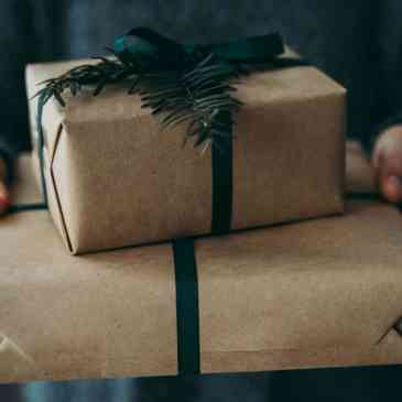 two packed gifts for military man